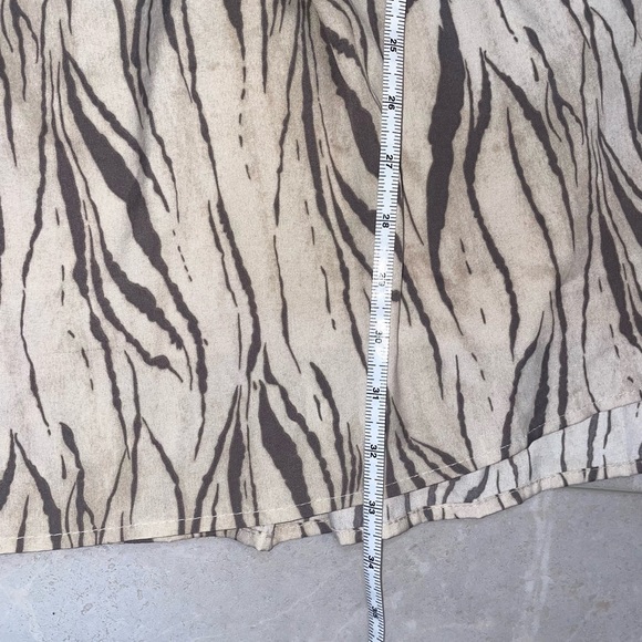 Zebra Print Babydoll Dress - Picture 4 of 6